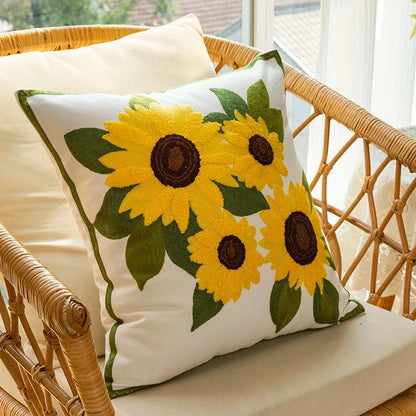 Colorful Floral Cushion 18x18 inches - Halri