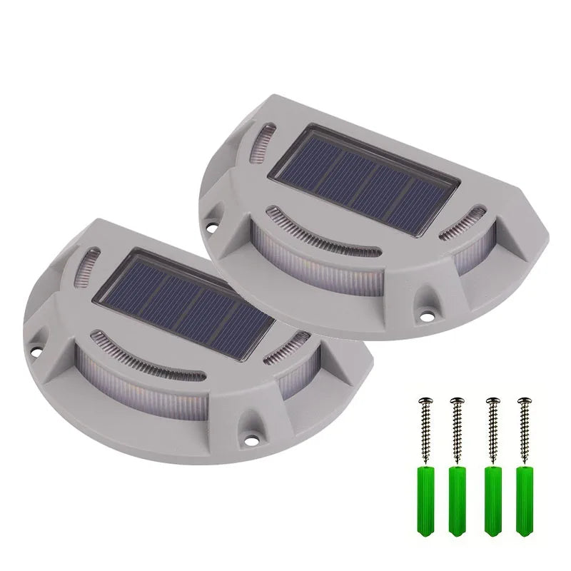 Solar Powered Step Light | Outdoor Waterproof LED Lamp