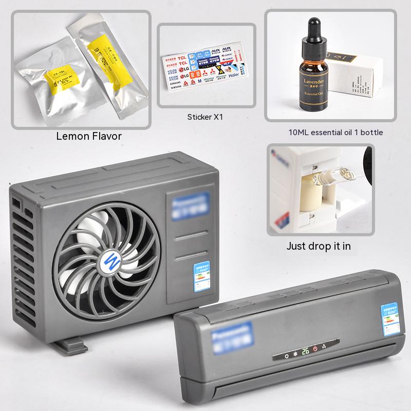 Compact Solar Car Air Freshener Decor