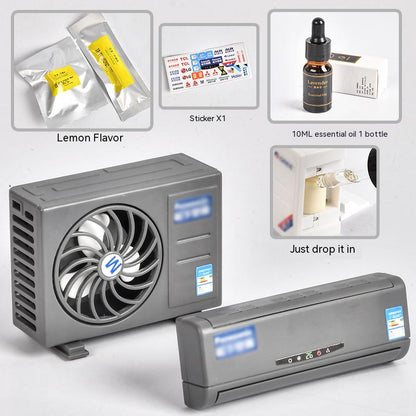 Compact Solar Car Air Freshener Decor