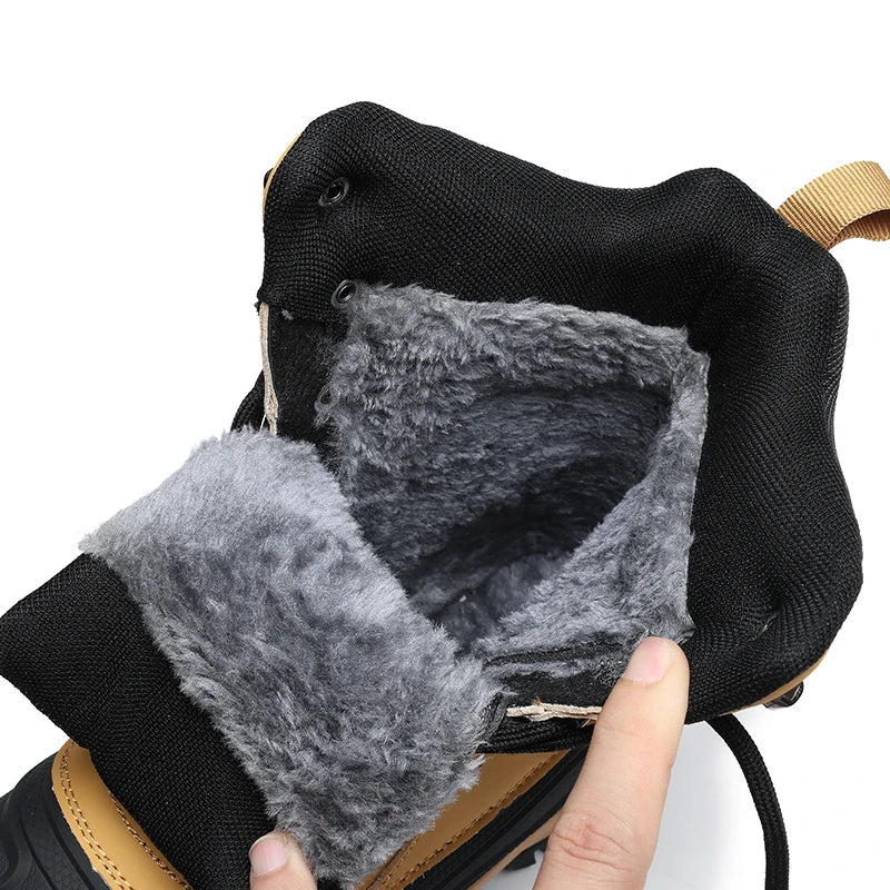 Insulated Waterproof Snow Boots for Men