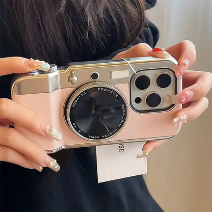 Vintage Style Bluetooth iPhone Camera Case