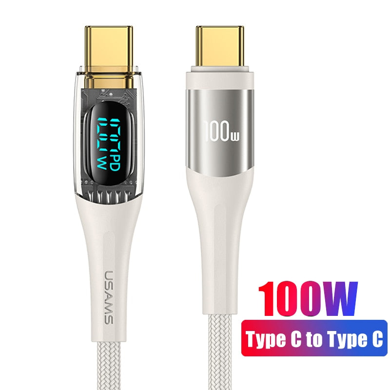 Quick Charge LED USB Charging Cable