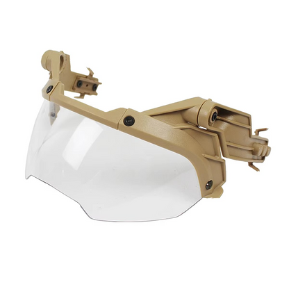 Tactical Adjustable Helmet with Fogproof Removable Goggles