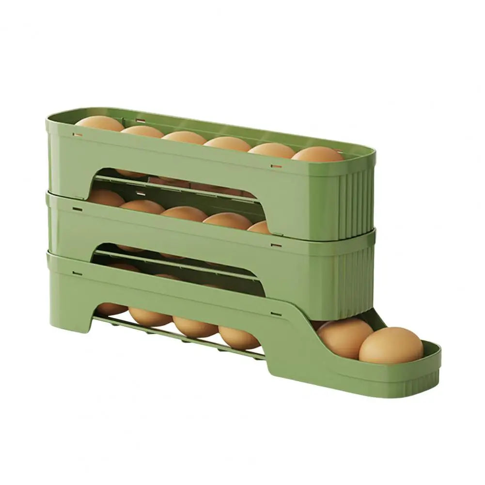 Compact 4 Tier Clear Egg Storage Container