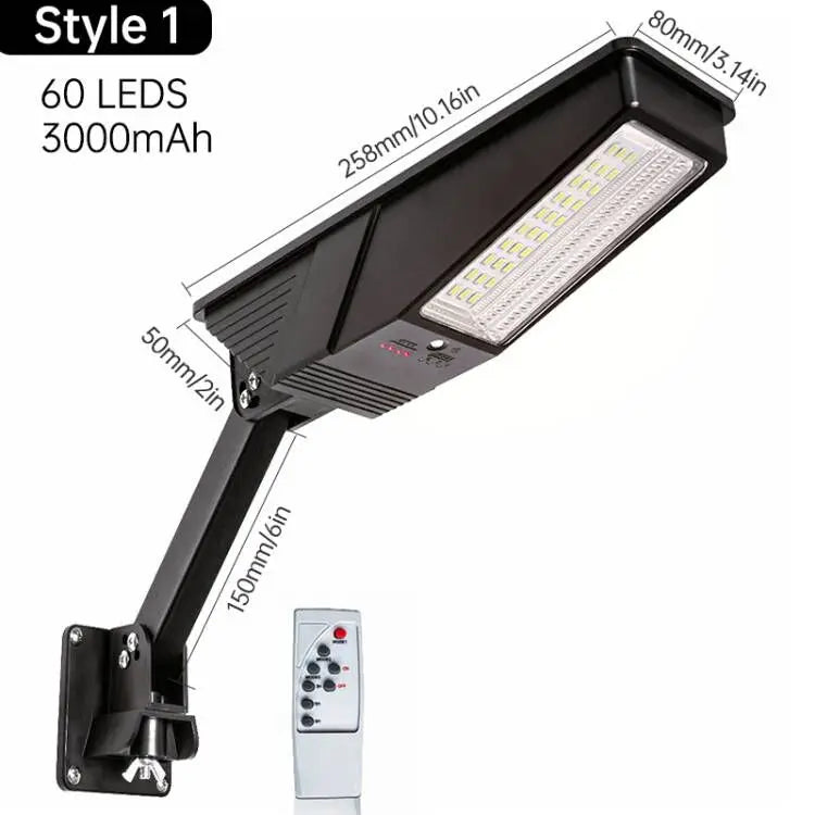Bright Solar Powered Outdoor Lamp with 3 Mode Remote - Halri