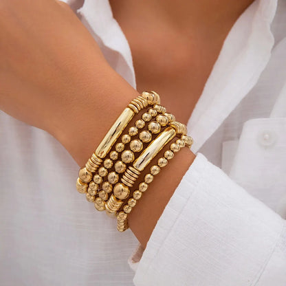Sparkly 5 Piece Beaded Bangle Set - Halri
