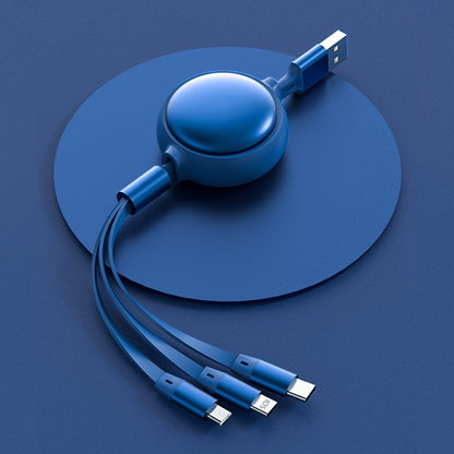 Compact 3in1 Quick Charge Retractable Cable