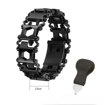 Durable Steel Survival Tool Bracelet - Halri