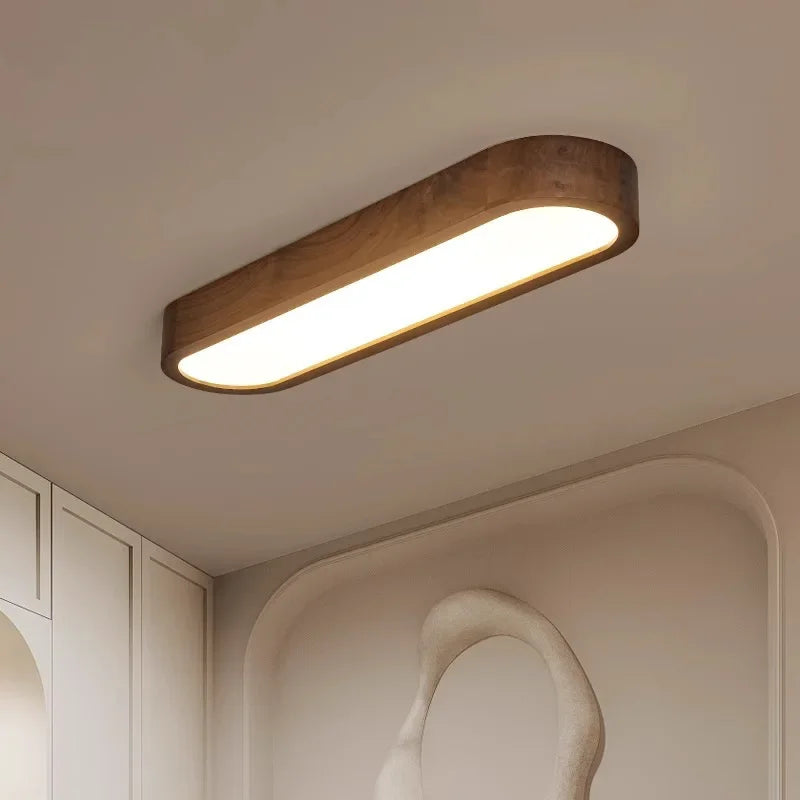 Eco-Friendly Wooden LED Ceiling Light