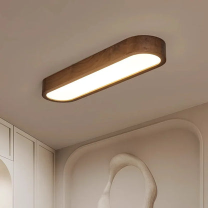 Eco-Friendly Wooden LED Ceiling Light