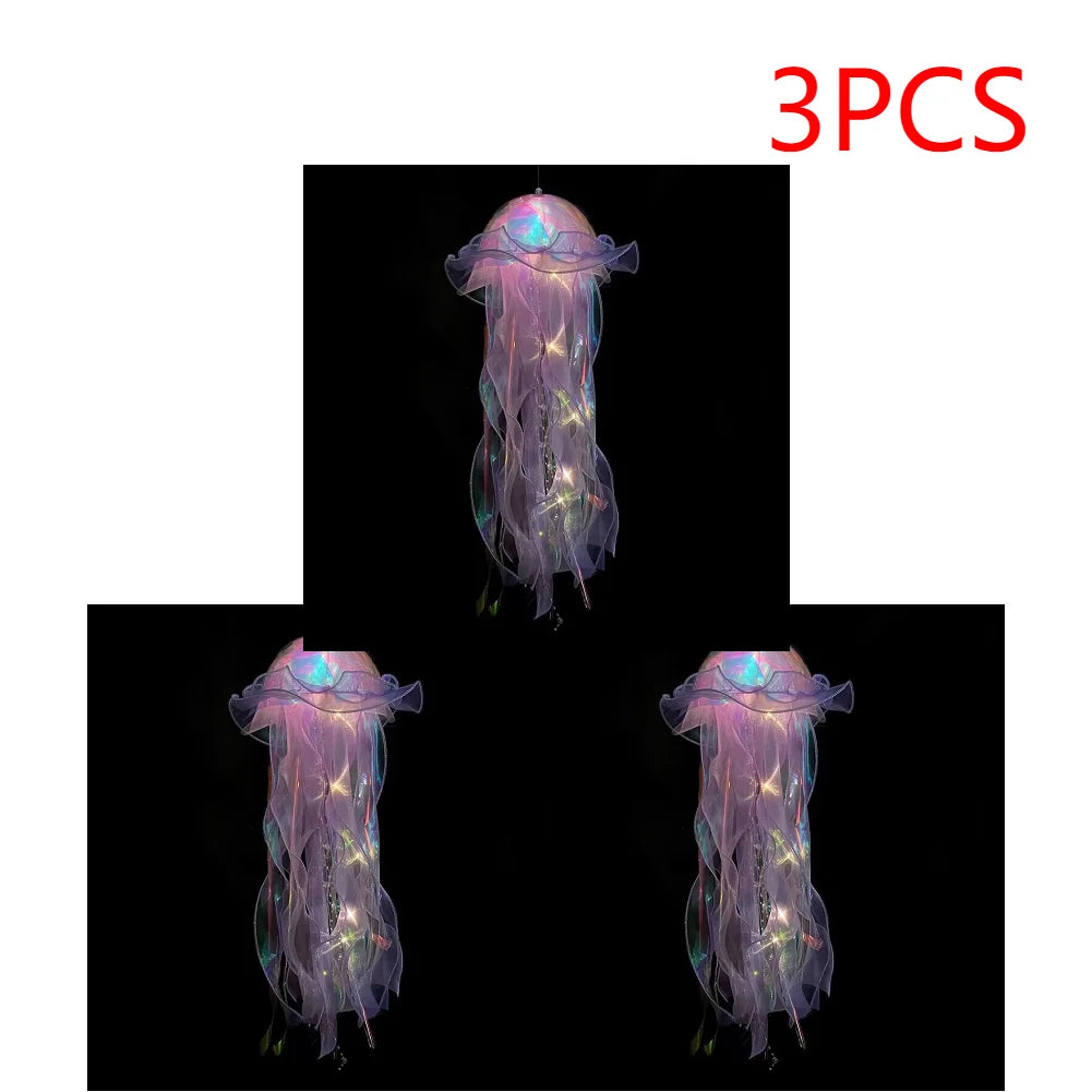 Colorful Jellyfish Table Lamp
