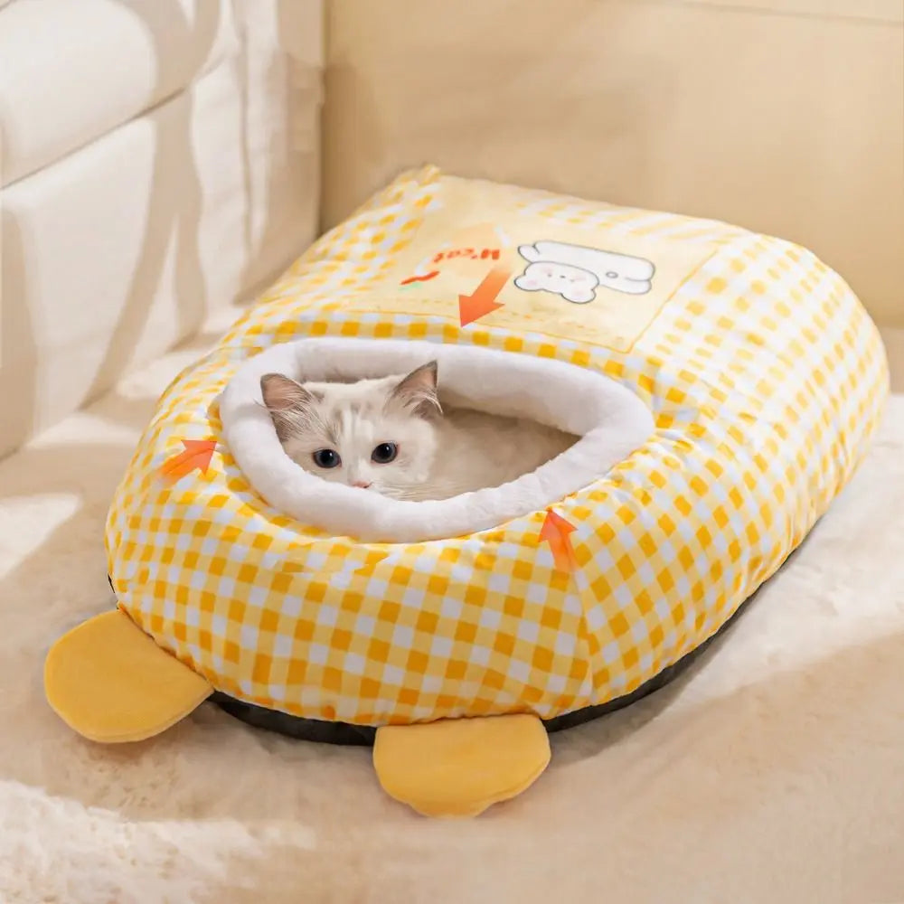 Cozy Kitty Warm Hideaway Bed - Halri