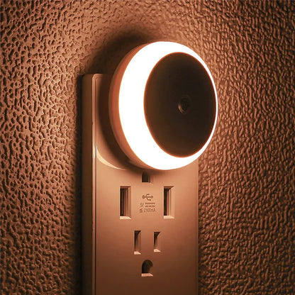 Soft Glow Automatic Plug in Night Lamp