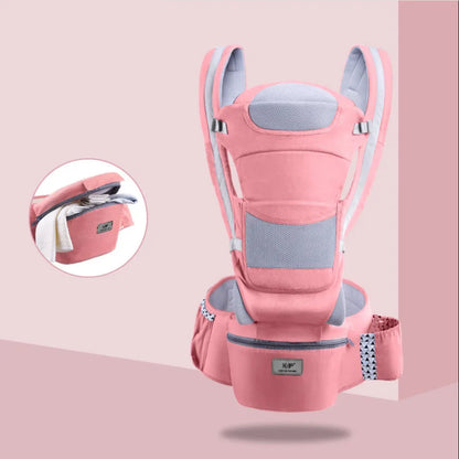 Versatile Baby Sling with Built-in Hip Seat
