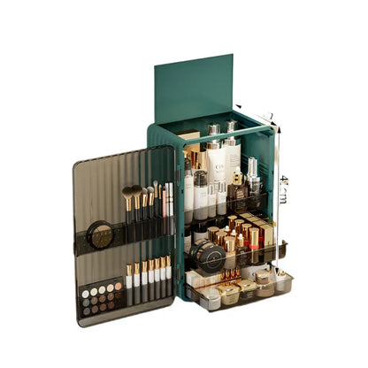 Premium Makeup Organizer Box with Magnetic Closure