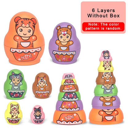 Fun Wooden Russian Nesting Dolls - Halri
