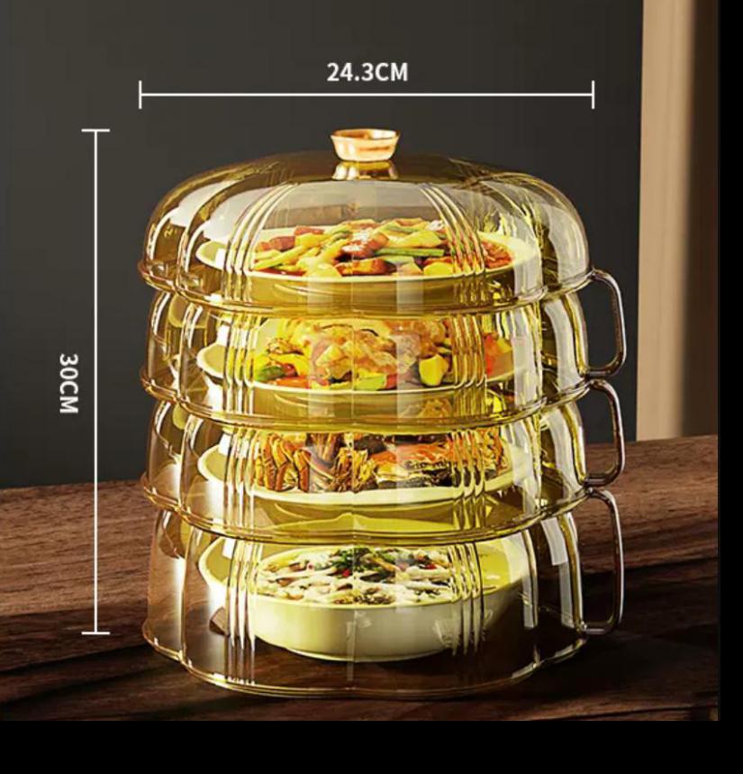 Collapsible Microwave Food Lid Protector