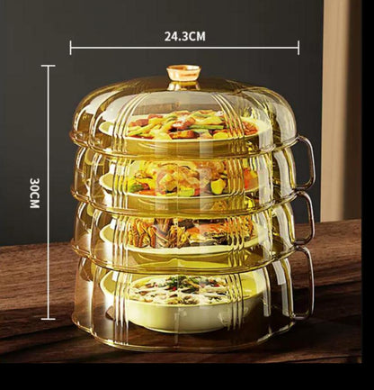 Collapsible Microwave Food Lid Protector