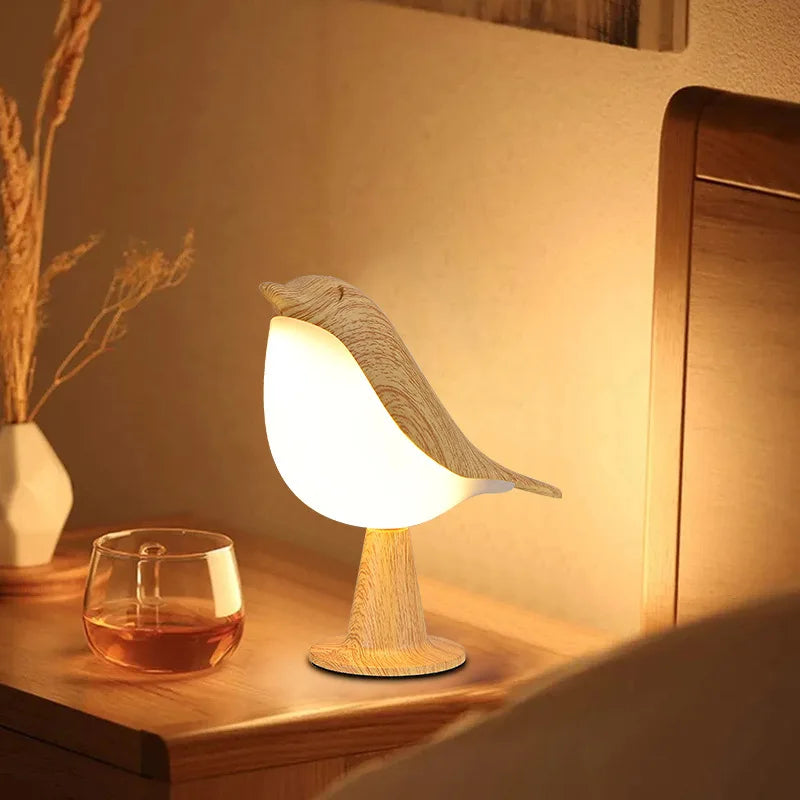 Fun Bird Table Lamp - Color Changing Touch Light - Halri