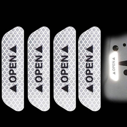 Halri | 4PCS Safety Reflective Warning Stickers