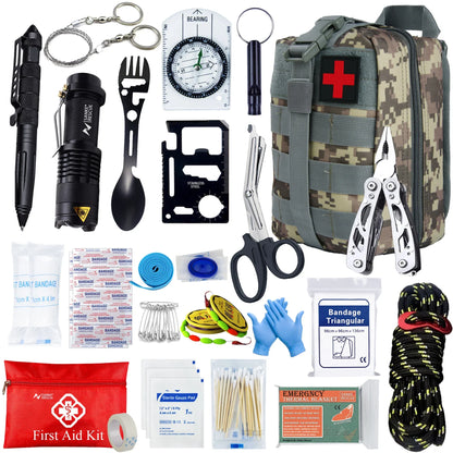Emergency Medical Kit Bag – Complete First Aid Backpack