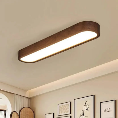 Eco-Friendly Wooden LED Ceiling Light