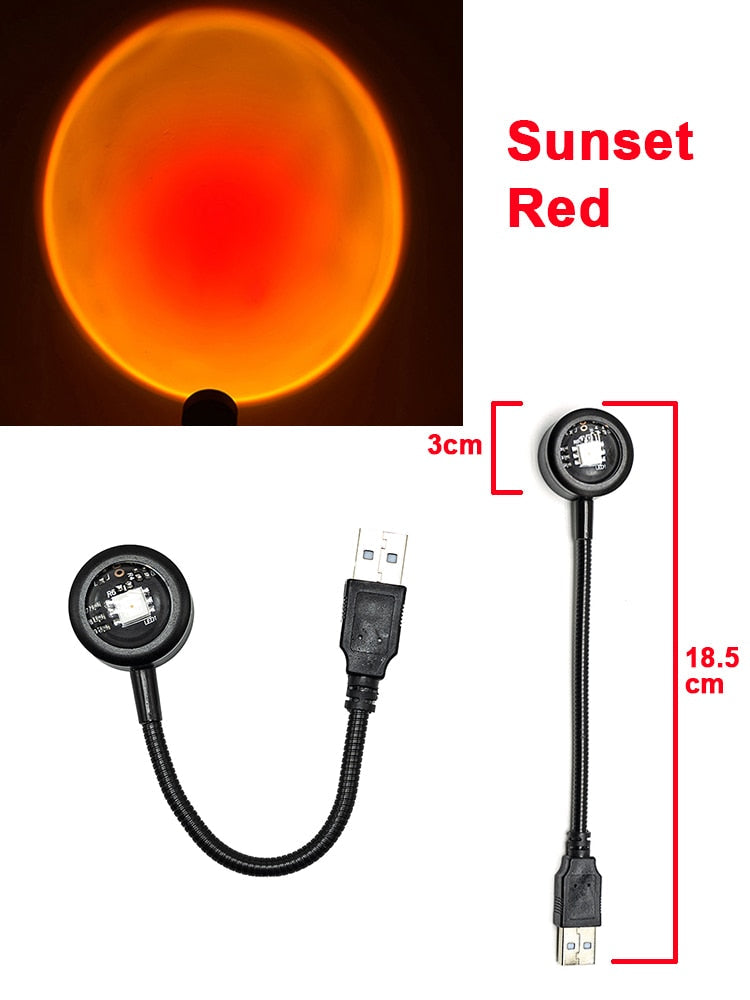 Colorful Portable USB Table Lamp