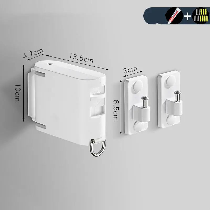 Compact Retractable Indoor Laundry Dryer Line - Halri