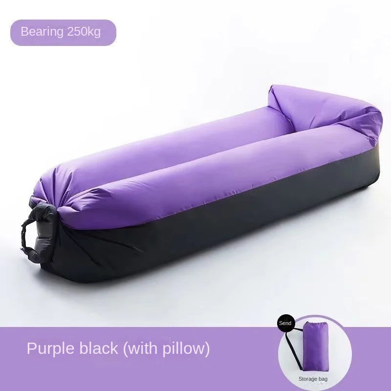 Portable Inflatable Outdoor Sofa with Headrest