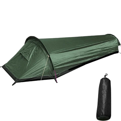 Lightweight Waterproof Solo Camping Tent with Aluminum Poles