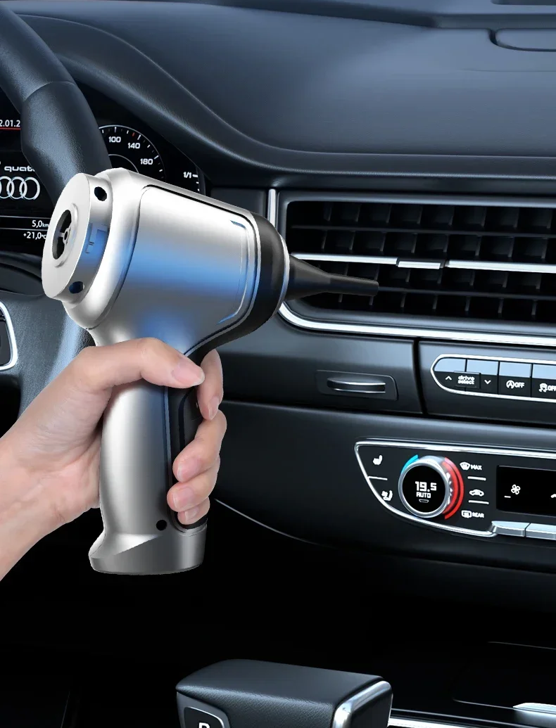 Portable Rechargeable Vacuum for Car and Home Use