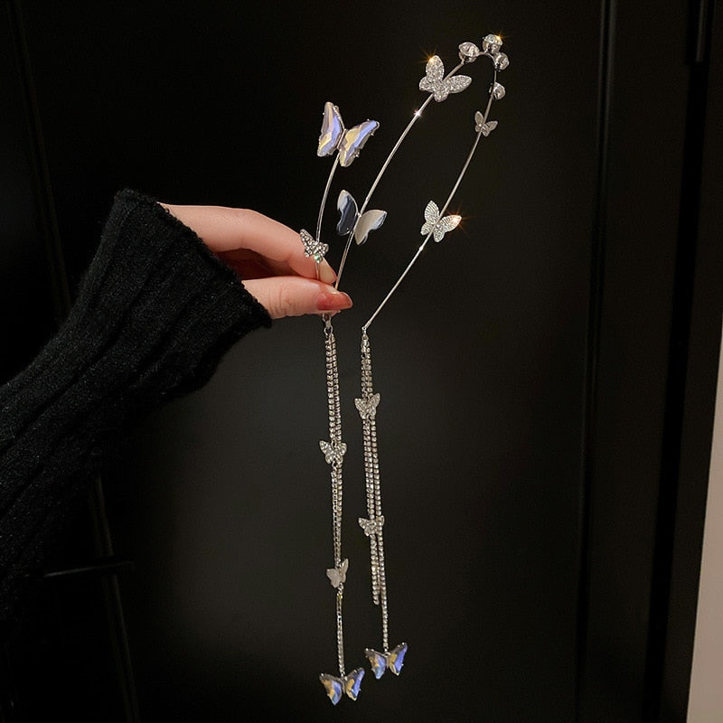 Sparkly Crystal Butterfly Hairband - Halri