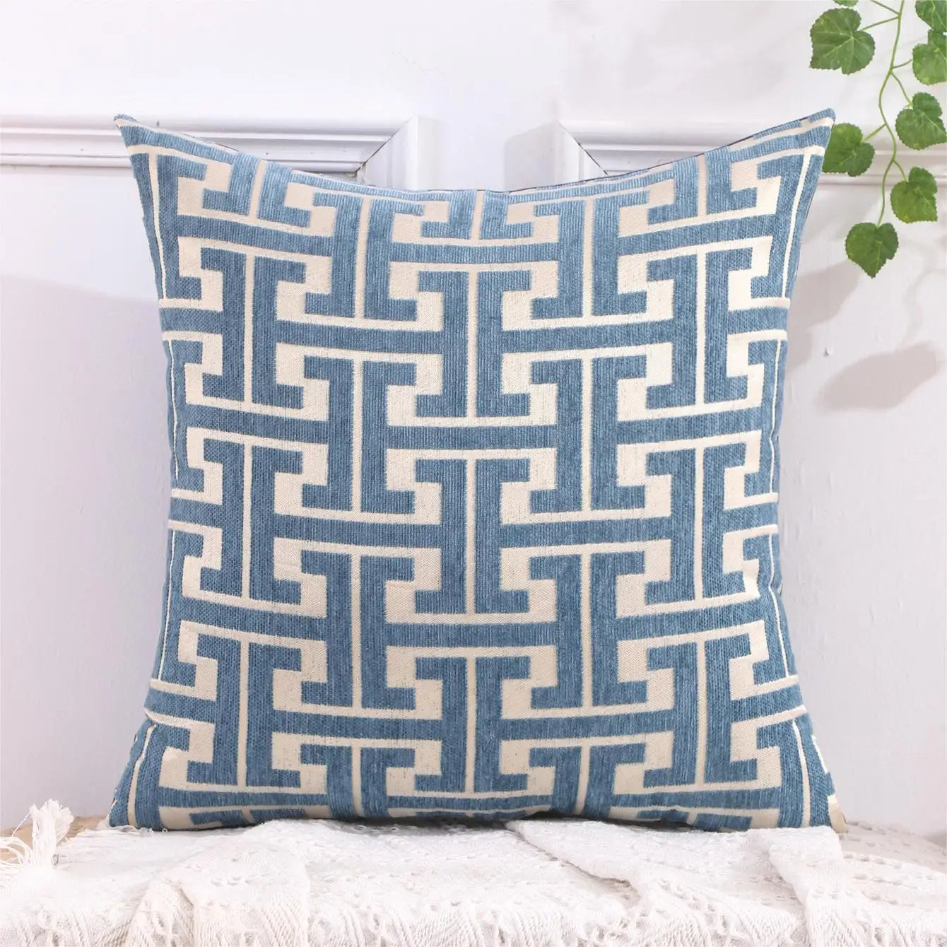Cozy Striped Home Decor Pillow Cover - Halri