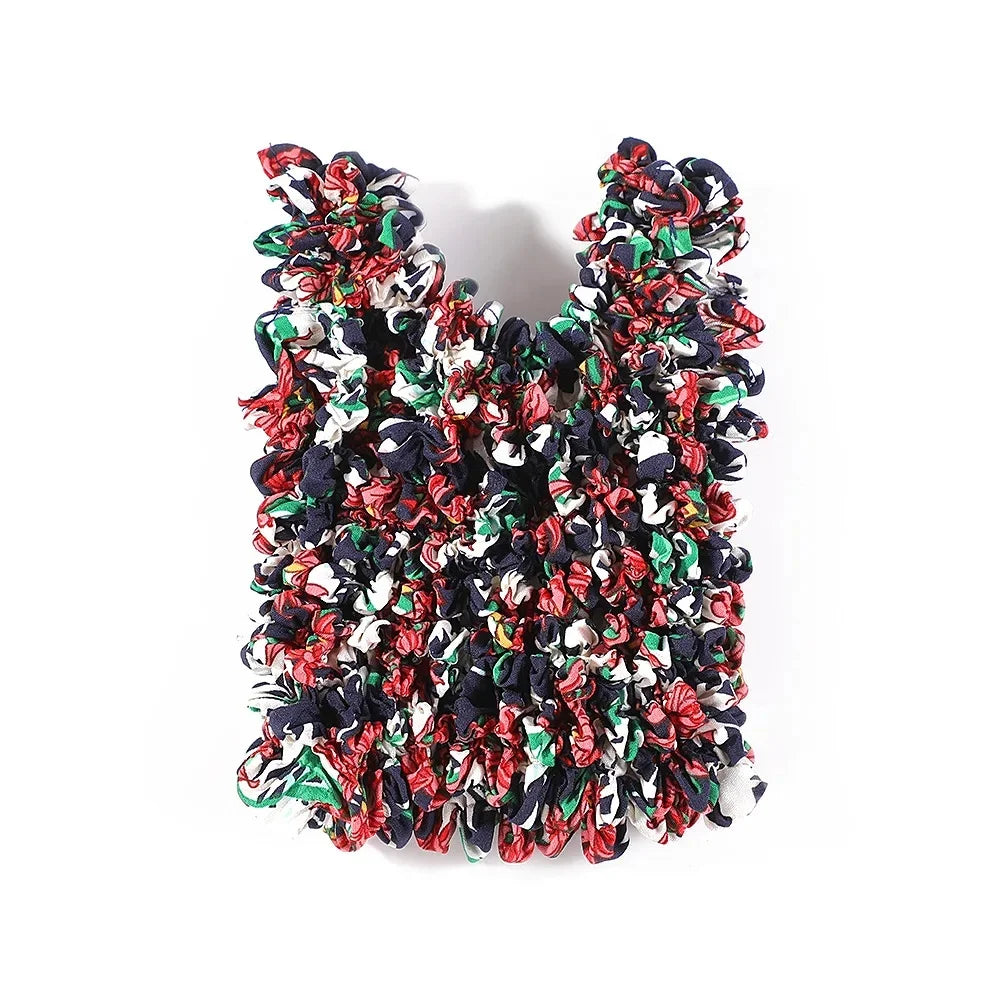 Small Floral Elastic Tote Shopping Bag