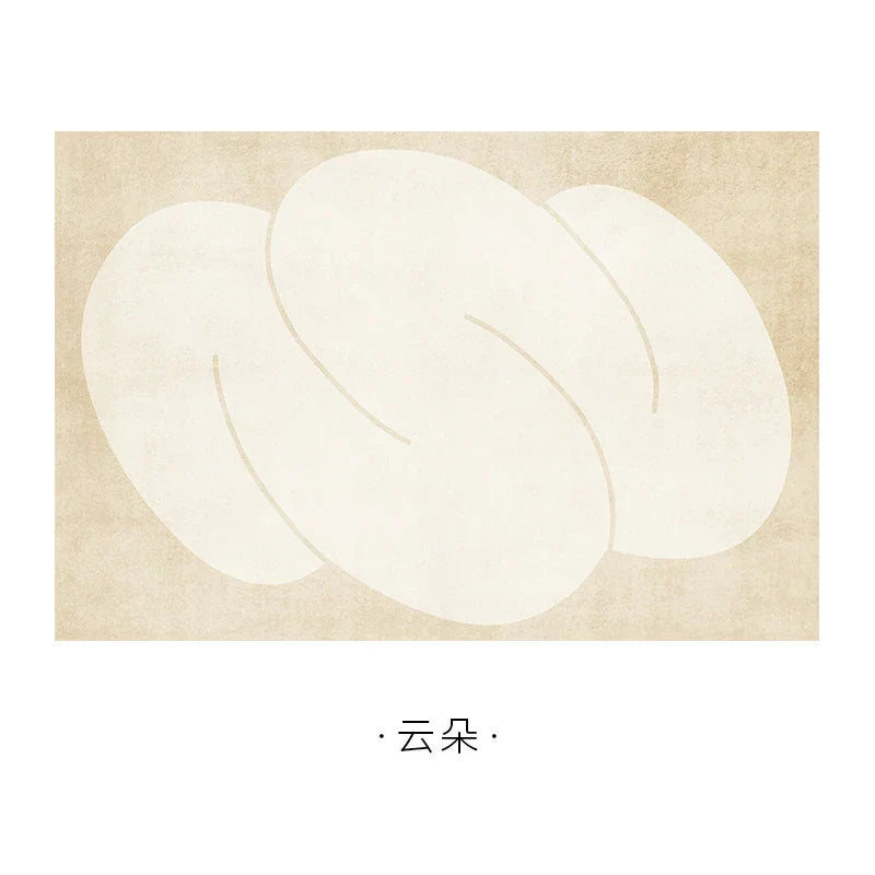 Plush Japanese Shag Rug Non-Slip Living Room Carpet