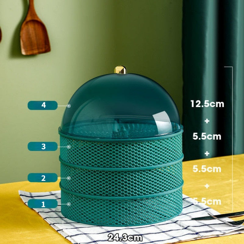 Clear Stackable Kitchen Food Lids - Halri