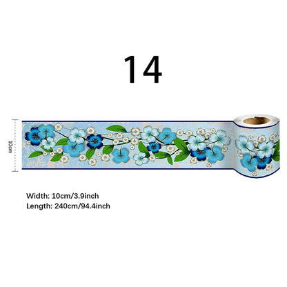 Easy Peel Waterproof Border Wall Tape