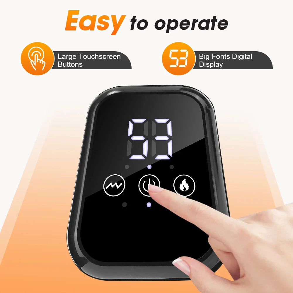 Heated Knee Massager with 3 Speed Settings