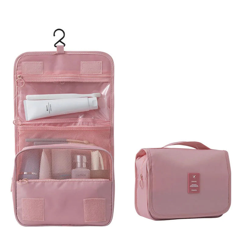 Portable Hanging Toiletry Bag with 6 Pockets