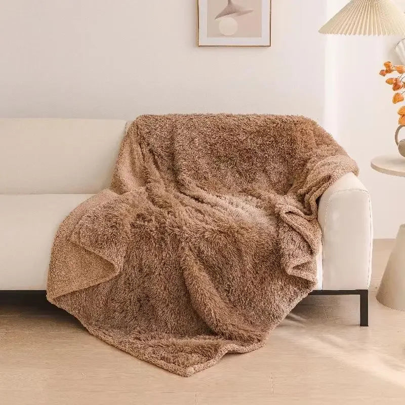 Cozy Plush Throw Blanket Soft Warm Microfiber