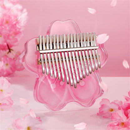 Colorful Pink Mini Kalimba Thumb Piano - Halri
