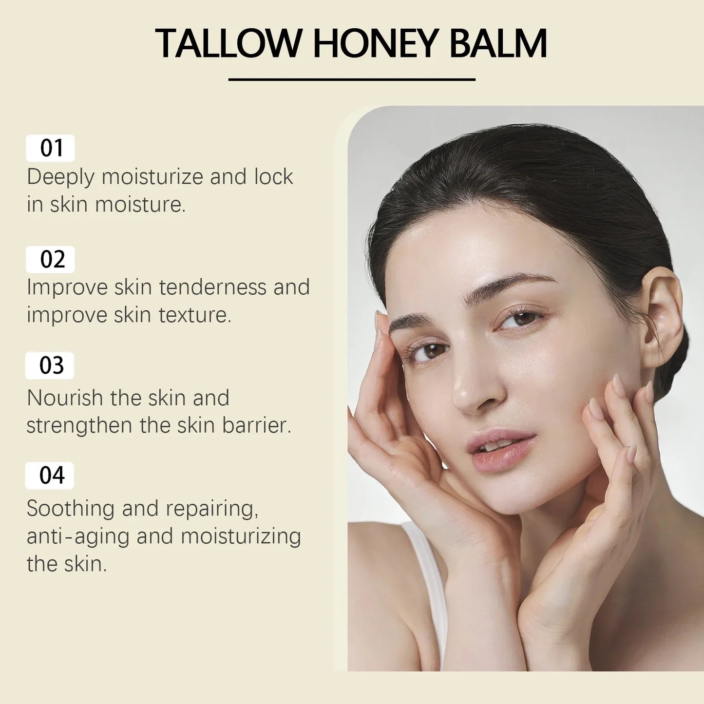 Natural Honey Body Balm for Sensitive Skin