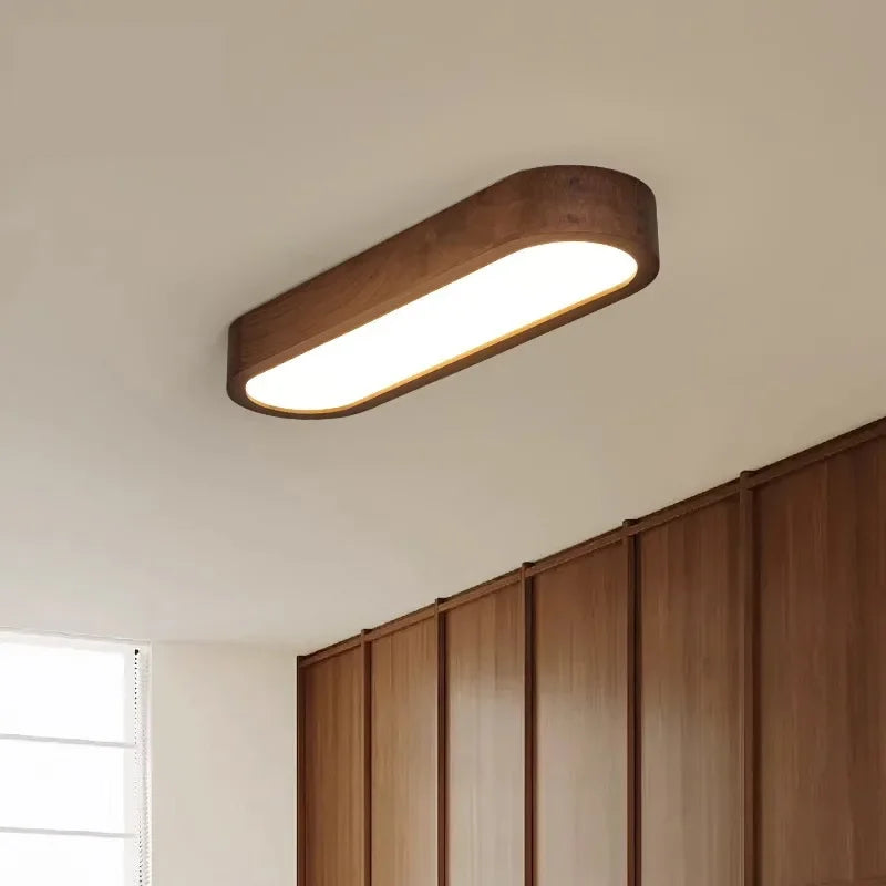 Eco-Friendly Wooden LED Ceiling Light