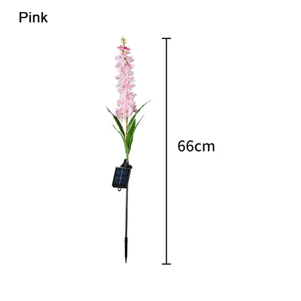 Colorful Solar Powered Flower String Lamp