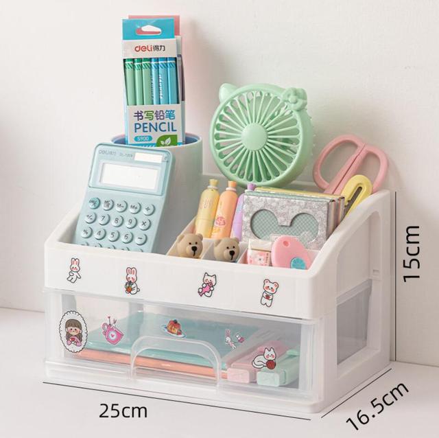 Halri | Compact Office Desk Storage Container Box