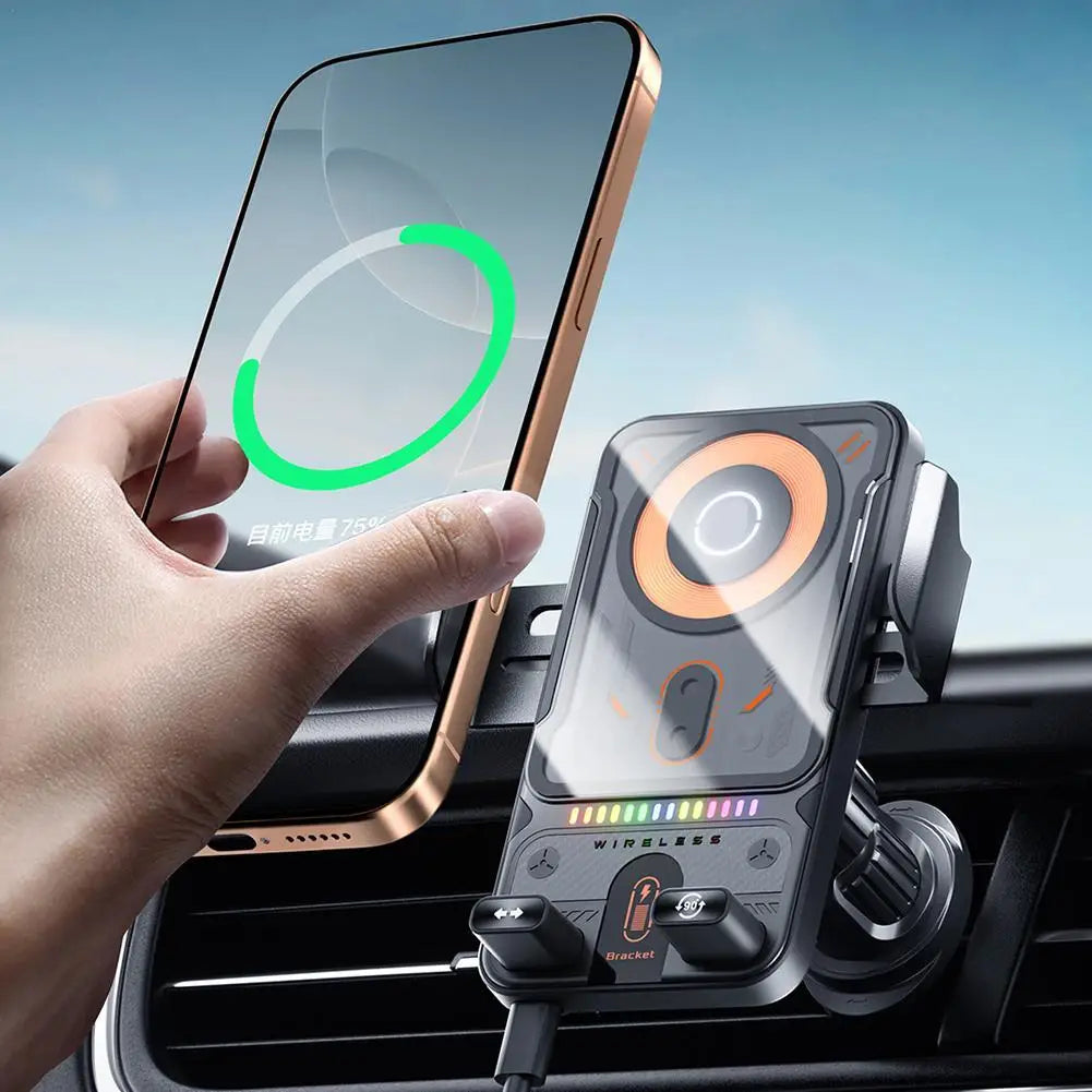 Easy Fit Wireless Car Phone Charging Mount - Halri
