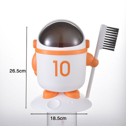 Small Space Astronaut Shaped Desk Waste Bin