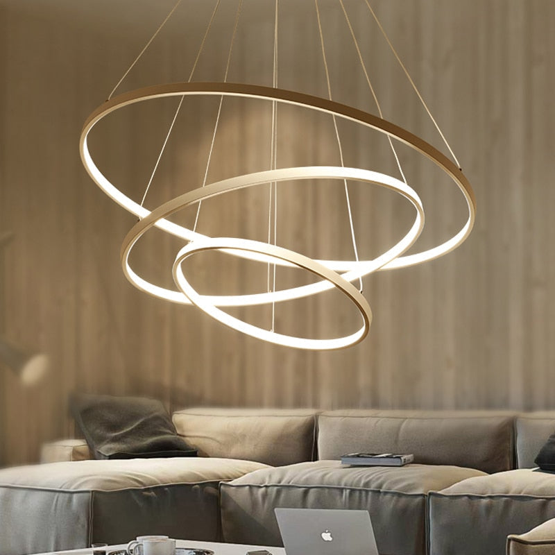 Circular Crystal Ceiling Light