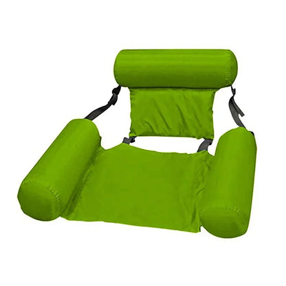 Floating Pool Lounge Chair Adjustable Aqua Blue